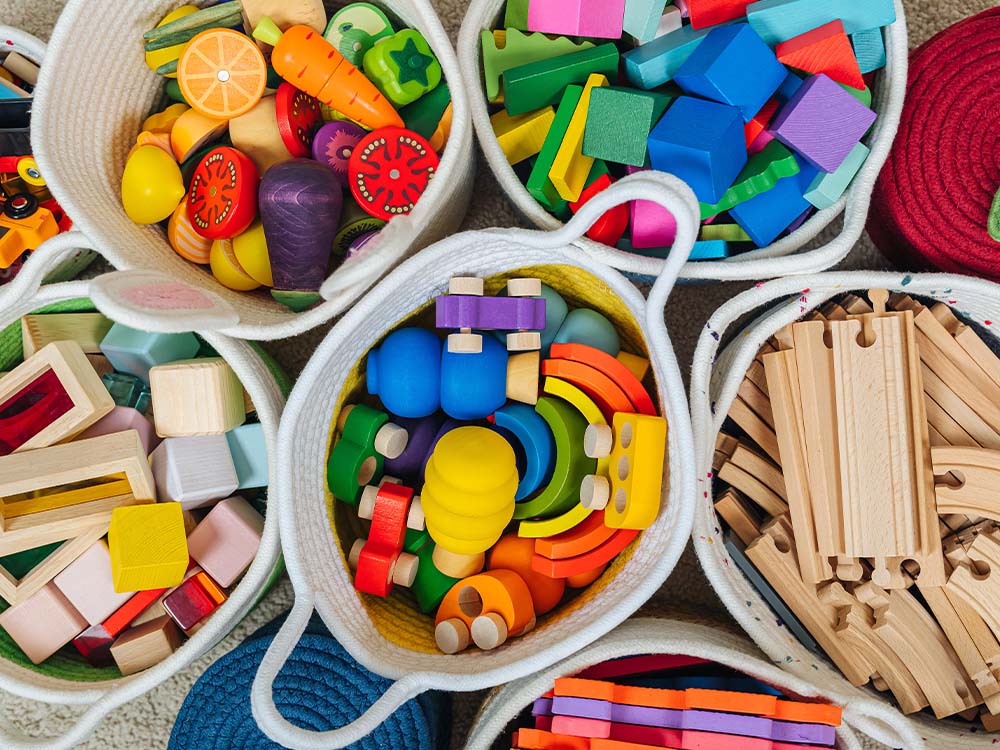 Selfstorage zur Aufbewahrung von Kinderspielzeug